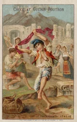 Tarantella-Tanz, Italien